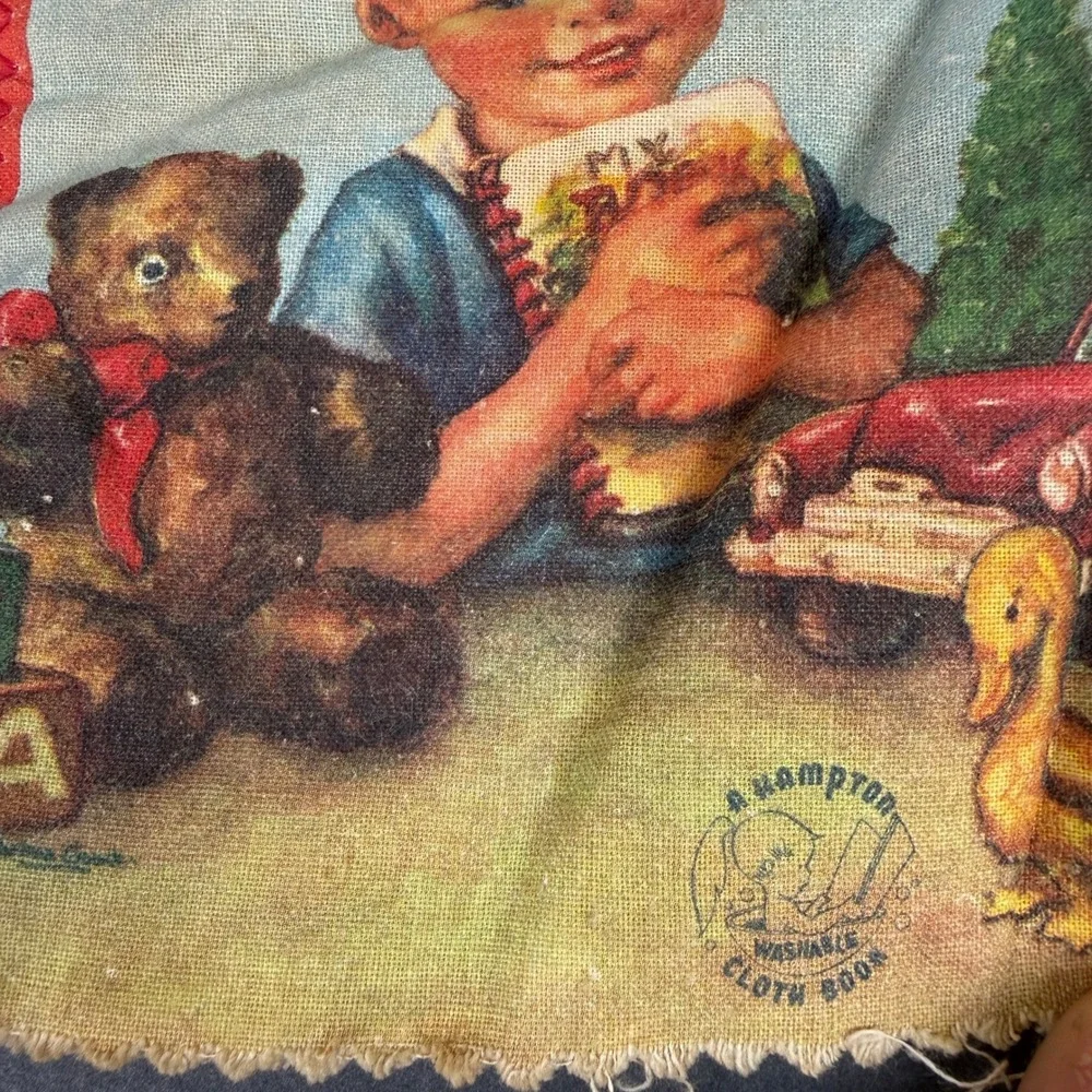 Peggy Cloth Books Vintage Baby Cloth Books Set of 3 Multicolor 1960s‎ Nursery